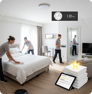 Airbnb rental turnover cleaning